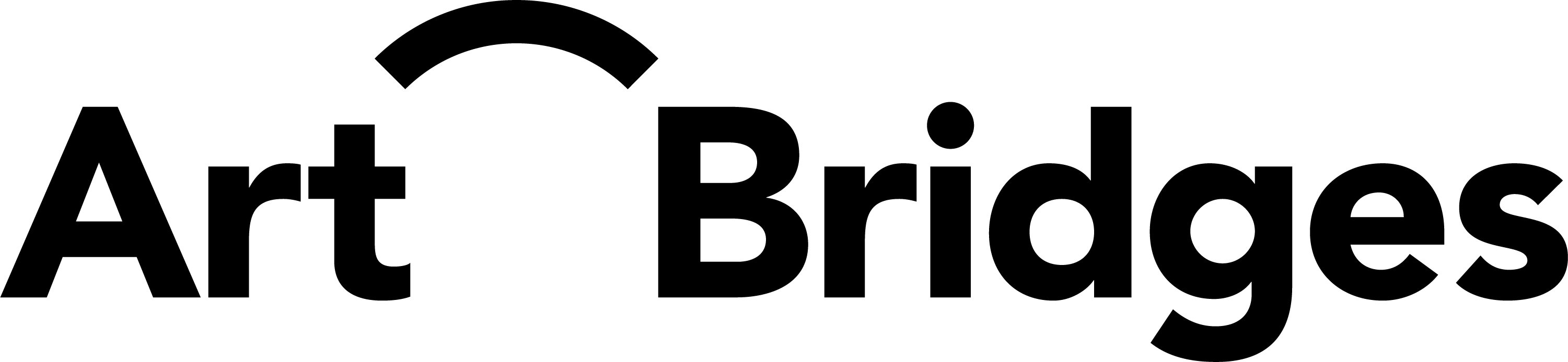 Art Bridges logo black